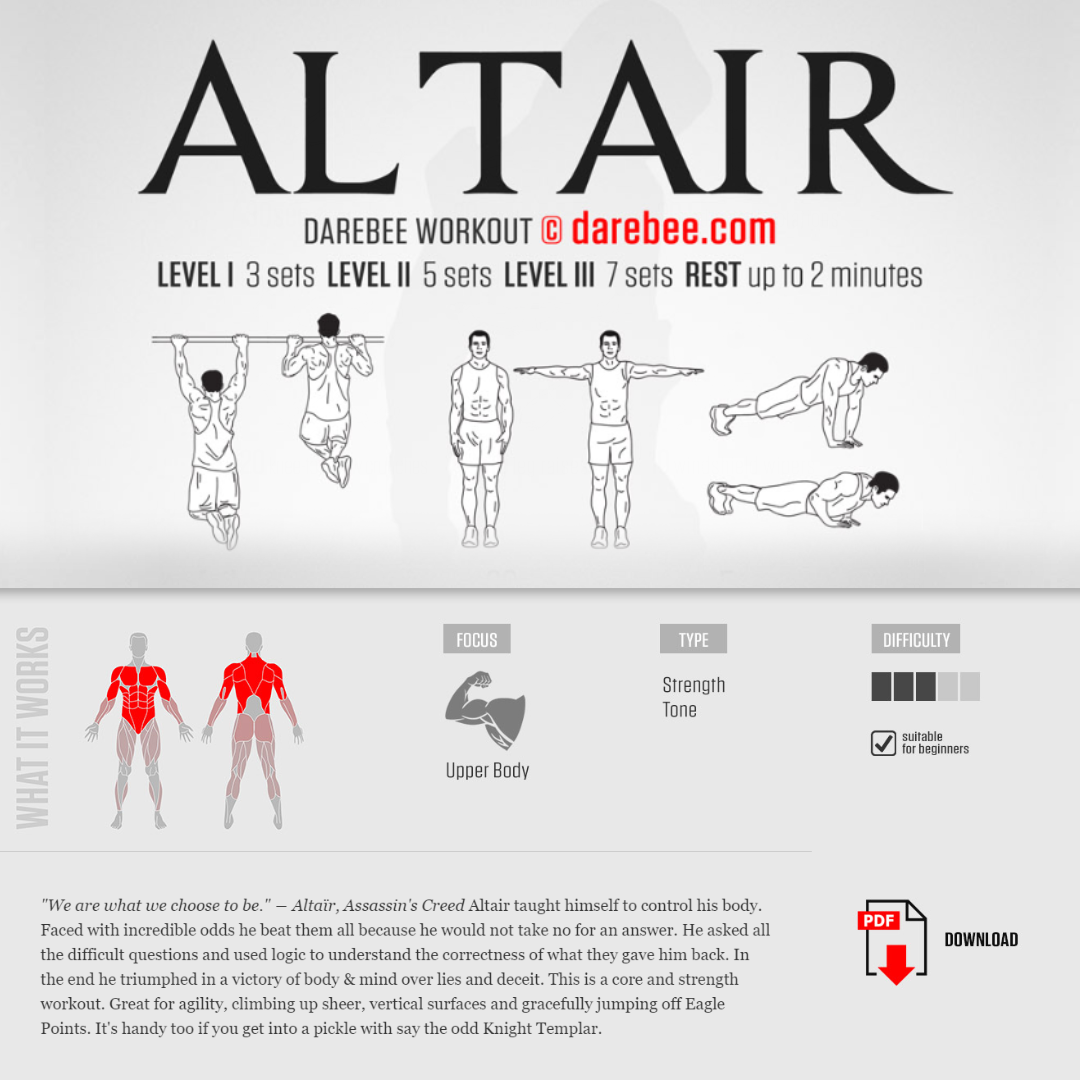 #PreGaming: DAREBEE Altair Workout