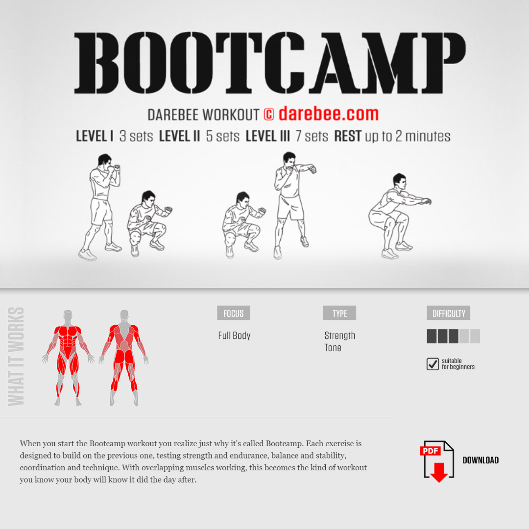 #PreGaming: DAREBEE Bootcamp Workout