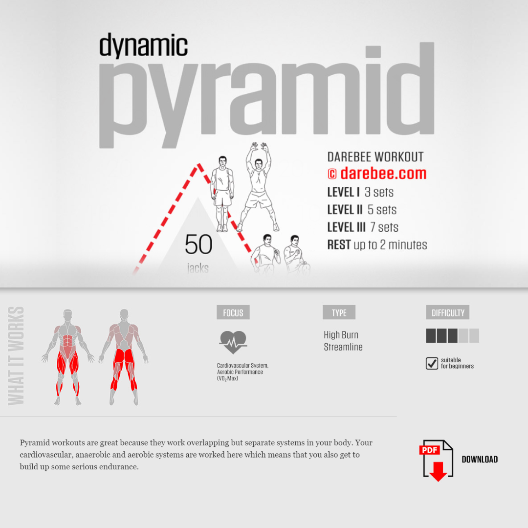 #PreGaming: DAREBEE Dynamic Pyramid Workout