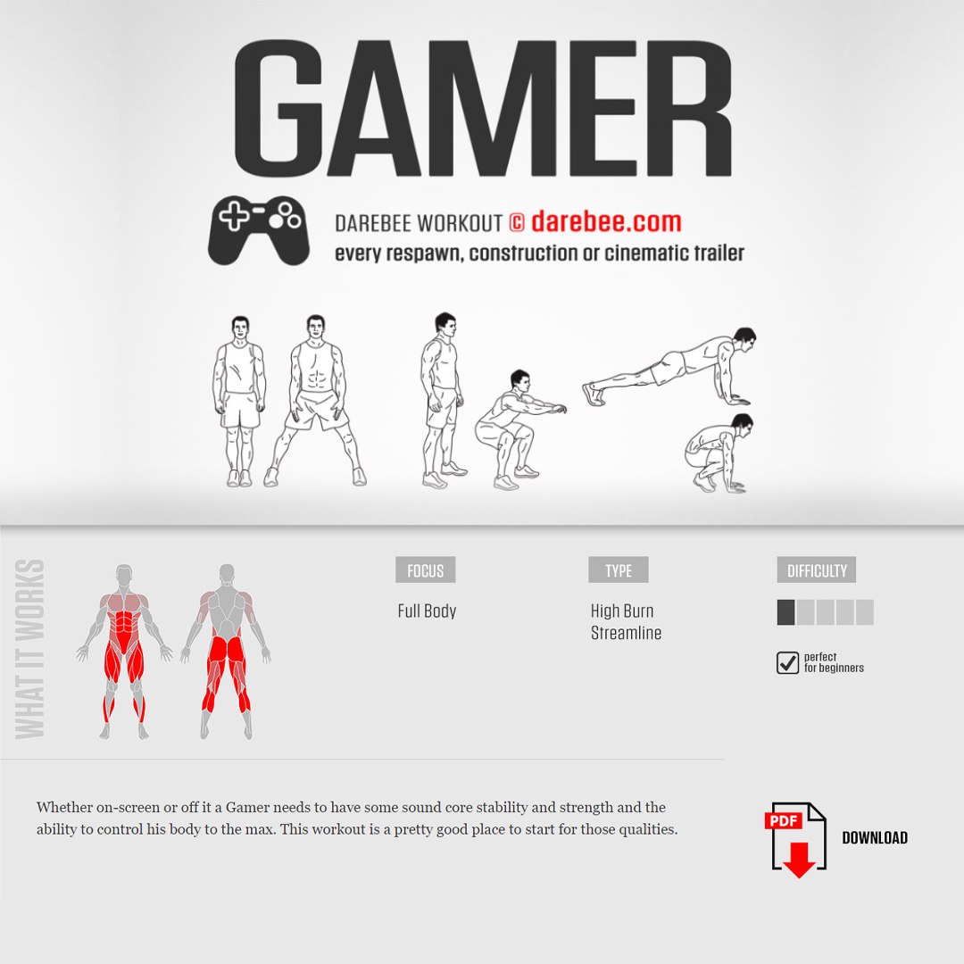 #PreGaming: DAREBEE Gamer Workout