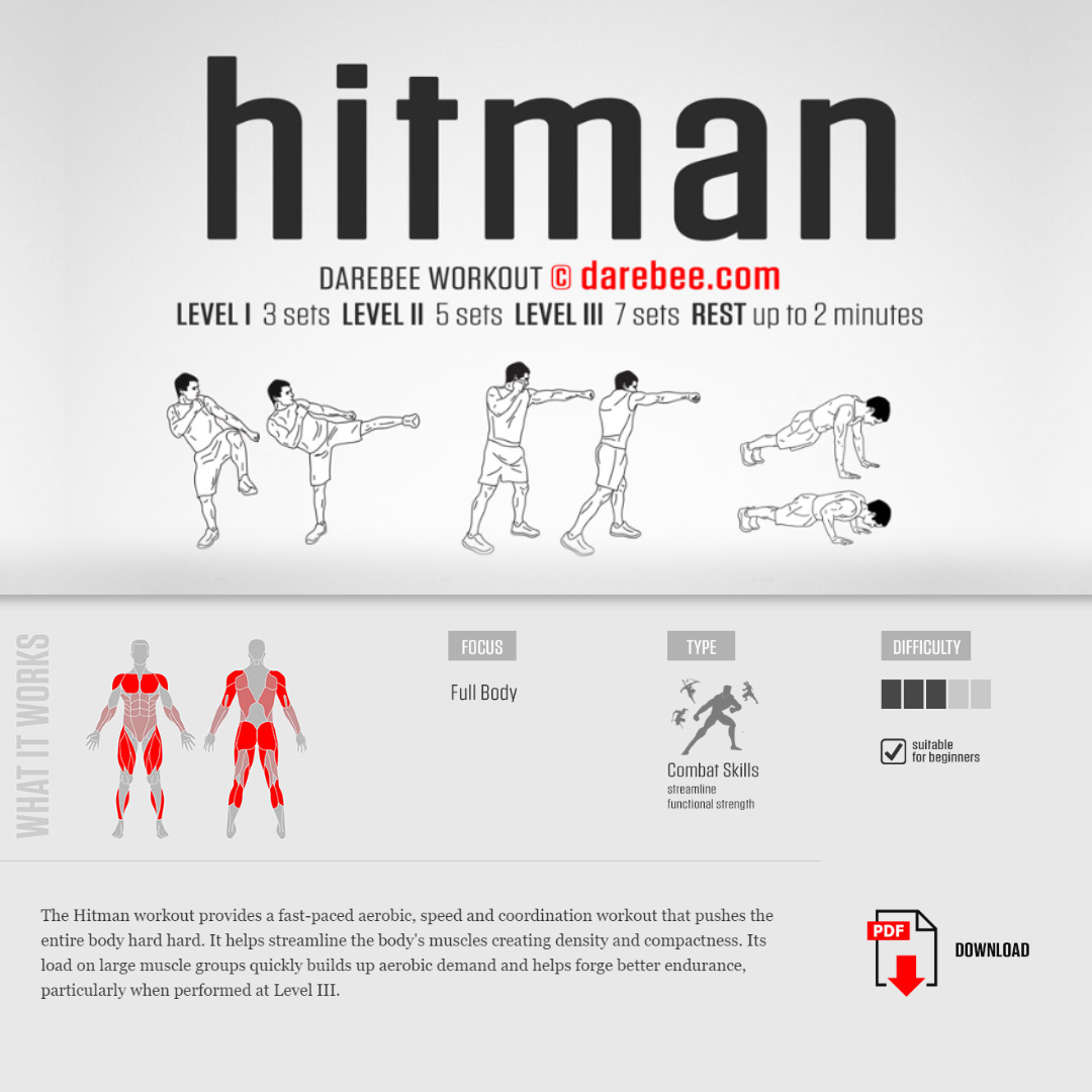 #PreGaming: DAREBEE Hitman Workout